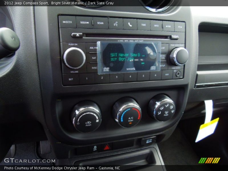 Bright Silver Metallic / Dark Slate Gray 2012 Jeep Compass Sport