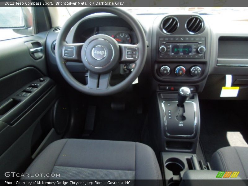 Bright Silver Metallic / Dark Slate Gray 2012 Jeep Compass Sport