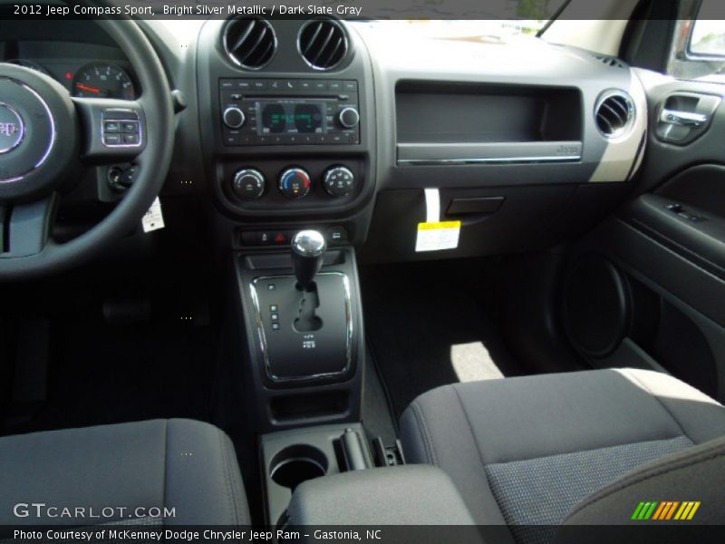 Bright Silver Metallic / Dark Slate Gray 2012 Jeep Compass Sport