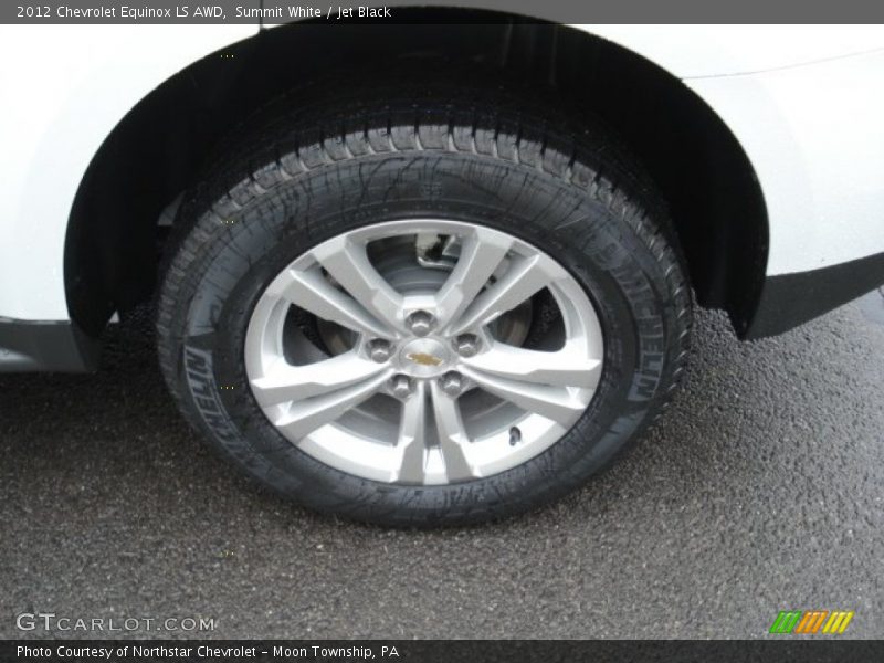 Summit White / Jet Black 2012 Chevrolet Equinox LS AWD