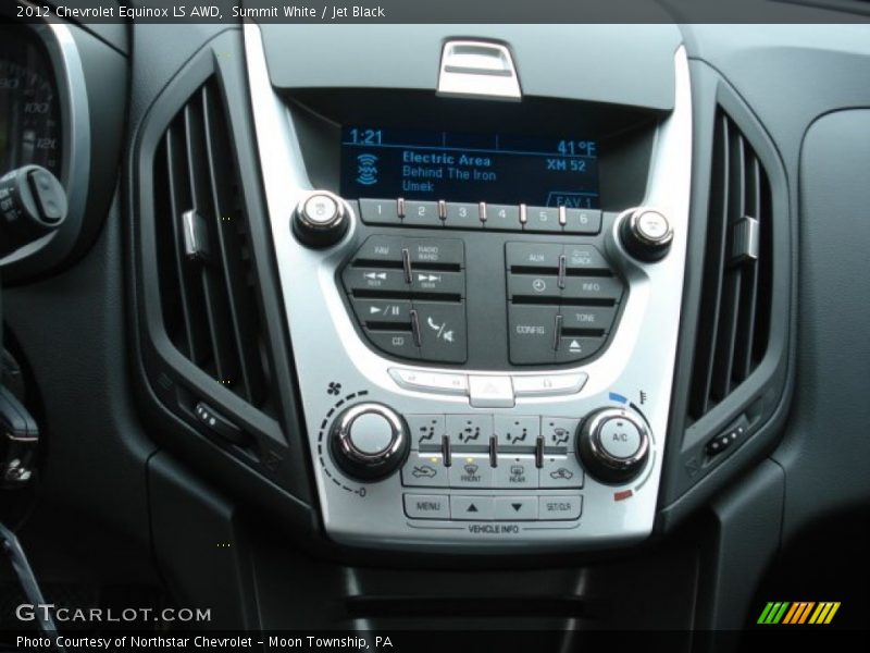 Summit White / Jet Black 2012 Chevrolet Equinox LS AWD