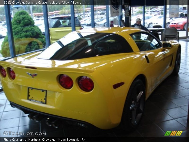Velocity Yellow / Ebony 2012 Chevrolet Corvette Coupe