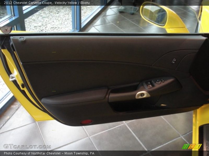 Velocity Yellow / Ebony 2012 Chevrolet Corvette Coupe
