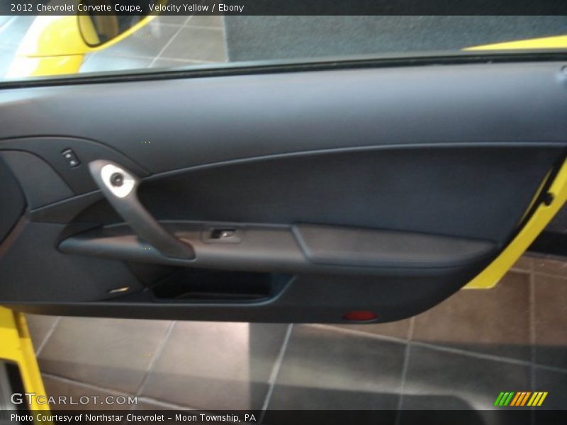 Velocity Yellow / Ebony 2012 Chevrolet Corvette Coupe