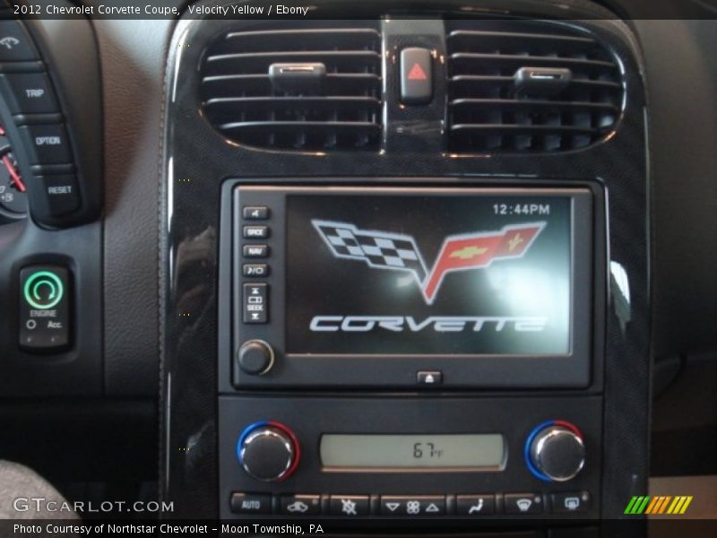Velocity Yellow / Ebony 2012 Chevrolet Corvette Coupe