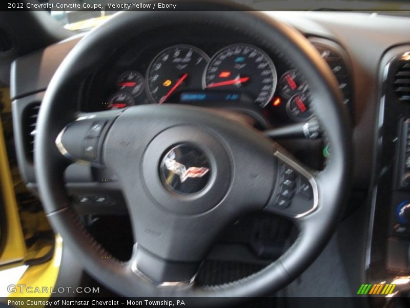 Velocity Yellow / Ebony 2012 Chevrolet Corvette Coupe