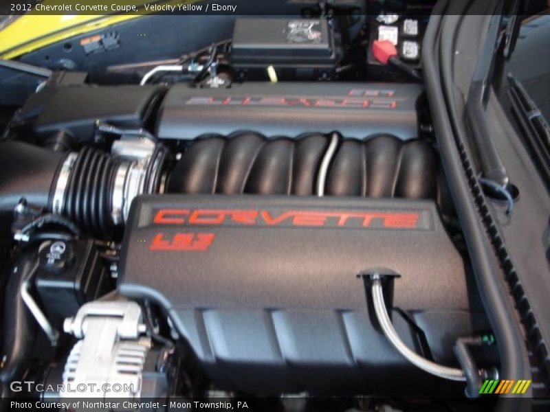 Velocity Yellow / Ebony 2012 Chevrolet Corvette Coupe