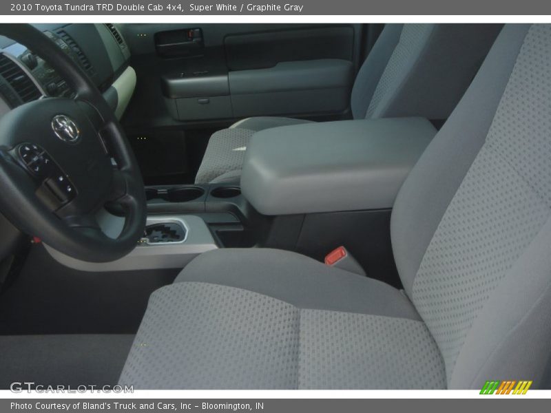 Super White / Graphite Gray 2010 Toyota Tundra TRD Double Cab 4x4