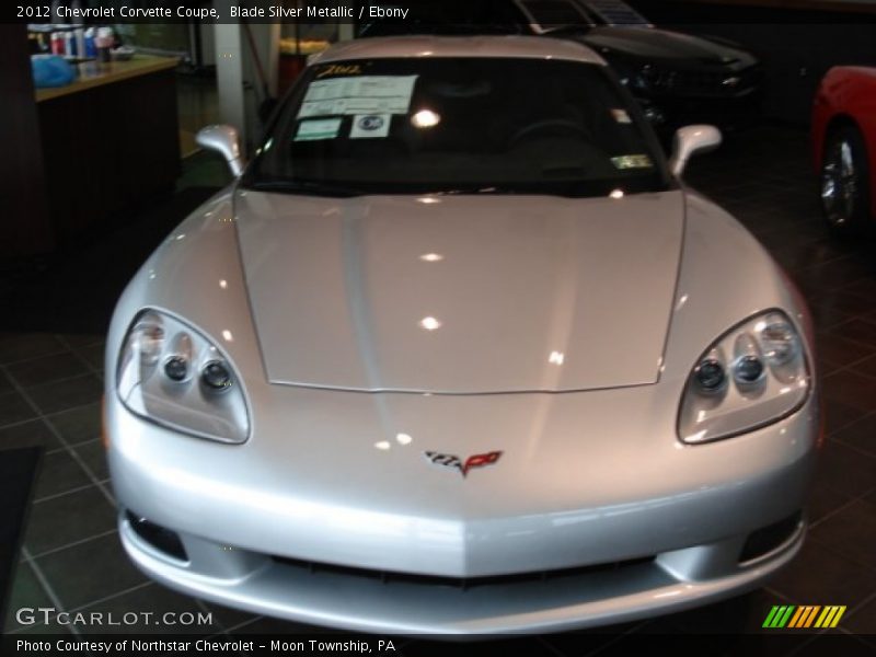 Blade Silver Metallic / Ebony 2012 Chevrolet Corvette Coupe