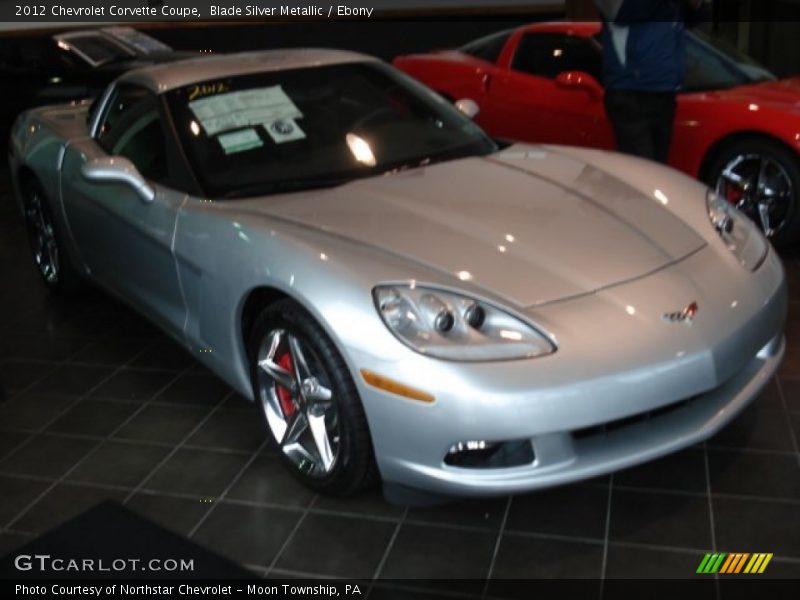 Blade Silver Metallic / Ebony 2012 Chevrolet Corvette Coupe