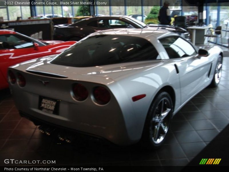 Blade Silver Metallic / Ebony 2012 Chevrolet Corvette Coupe