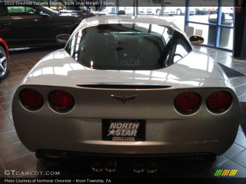 Blade Silver Metallic / Ebony 2012 Chevrolet Corvette Coupe