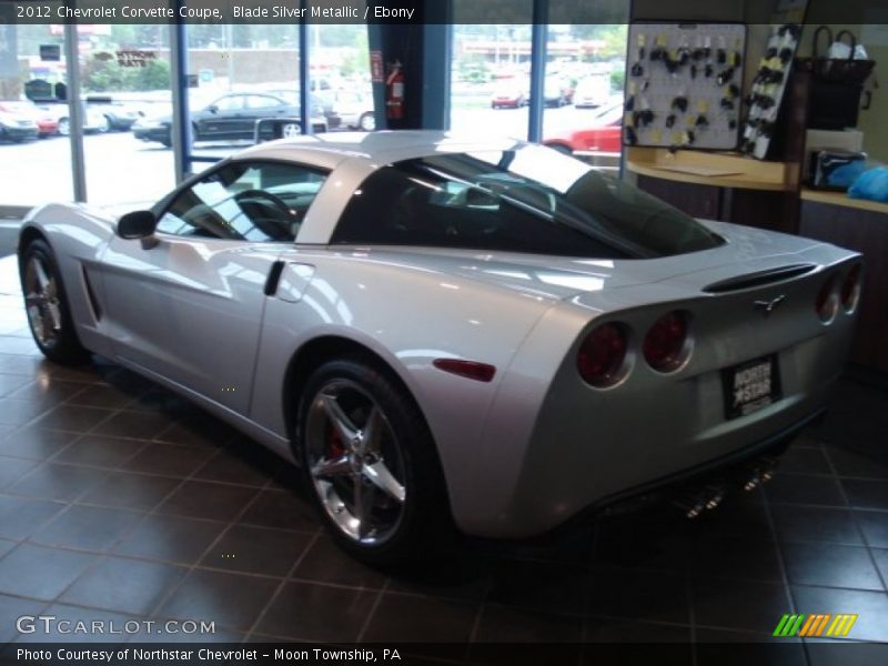 Blade Silver Metallic / Ebony 2012 Chevrolet Corvette Coupe