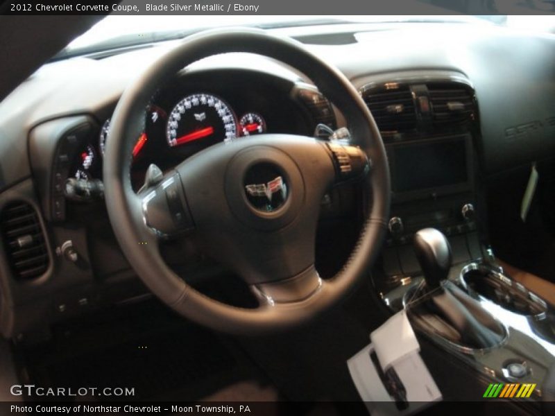 Blade Silver Metallic / Ebony 2012 Chevrolet Corvette Coupe