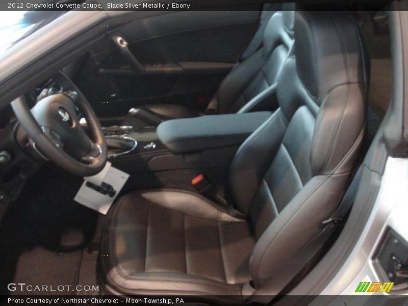 Blade Silver Metallic / Ebony 2012 Chevrolet Corvette Coupe