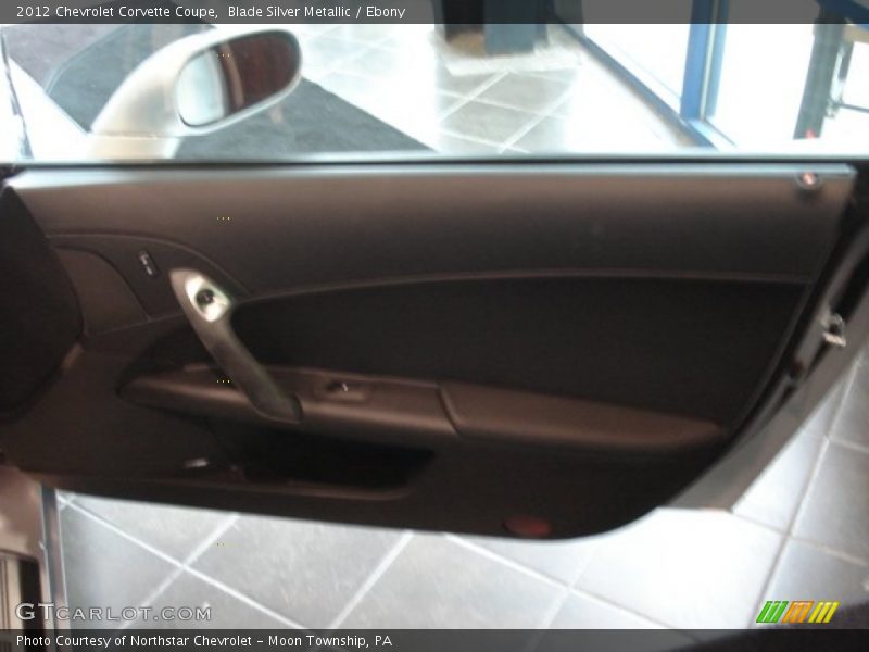 Blade Silver Metallic / Ebony 2012 Chevrolet Corvette Coupe
