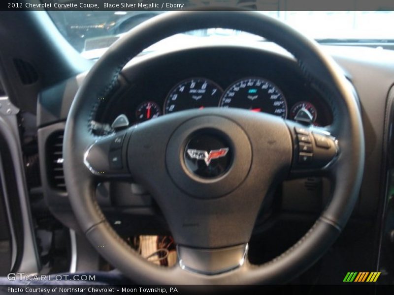 Blade Silver Metallic / Ebony 2012 Chevrolet Corvette Coupe