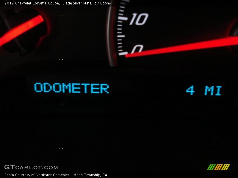 Blade Silver Metallic / Ebony 2012 Chevrolet Corvette Coupe