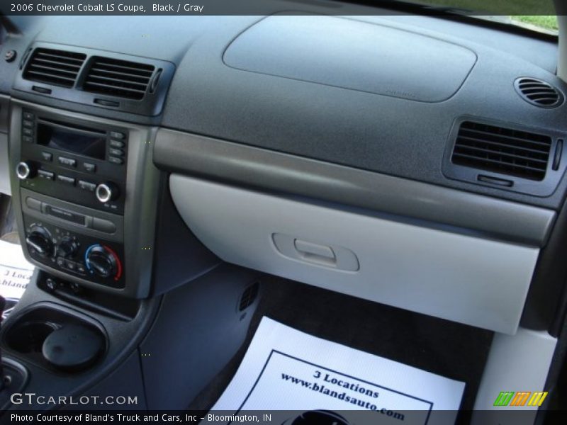 Black / Gray 2006 Chevrolet Cobalt LS Coupe