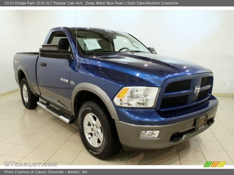 Deep Water Blue Pearl / Dark Slate/Medium Graystone 2010 Dodge Ram 1500 SLT Regular Cab 4x4