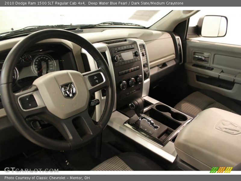 Deep Water Blue Pearl / Dark Slate/Medium Graystone 2010 Dodge Ram 1500 SLT Regular Cab 4x4