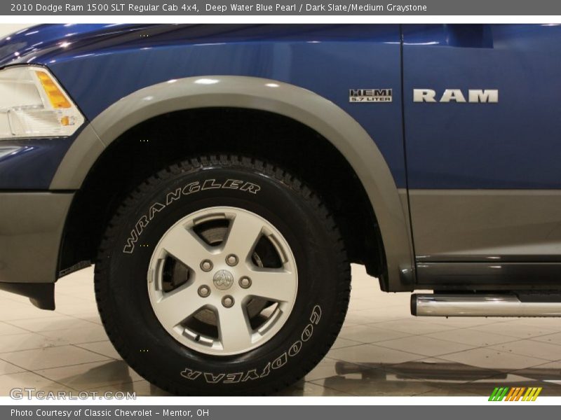 Deep Water Blue Pearl / Dark Slate/Medium Graystone 2010 Dodge Ram 1500 SLT Regular Cab 4x4