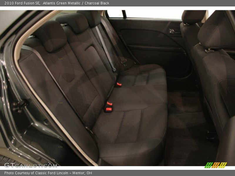 Atlantis Green Metallic / Charcoal Black 2010 Ford Fusion SE