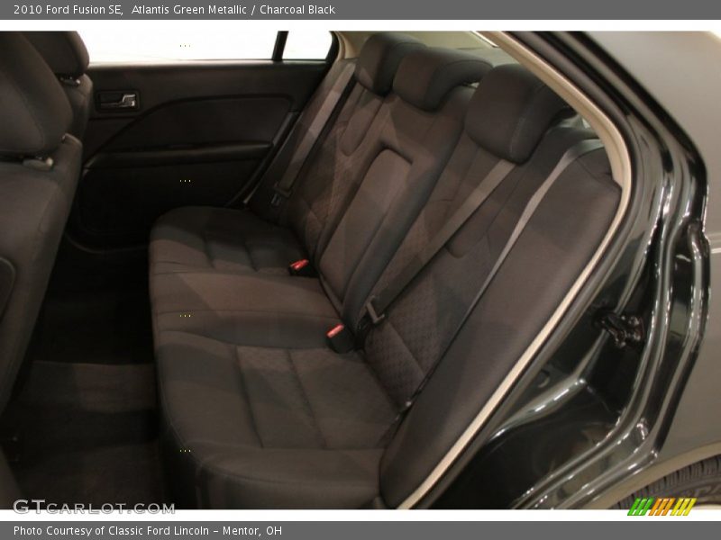 Atlantis Green Metallic / Charcoal Black 2010 Ford Fusion SE