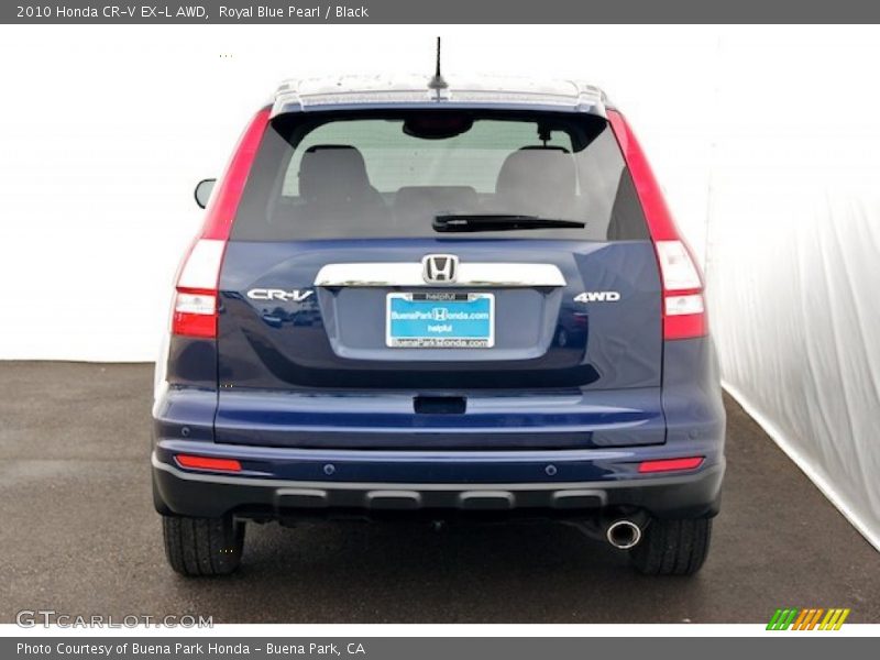 Royal Blue Pearl / Black 2010 Honda CR-V EX-L AWD