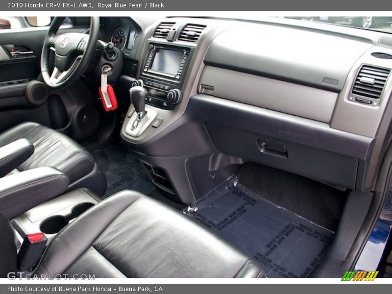 Royal Blue Pearl / Black 2010 Honda CR-V EX-L AWD