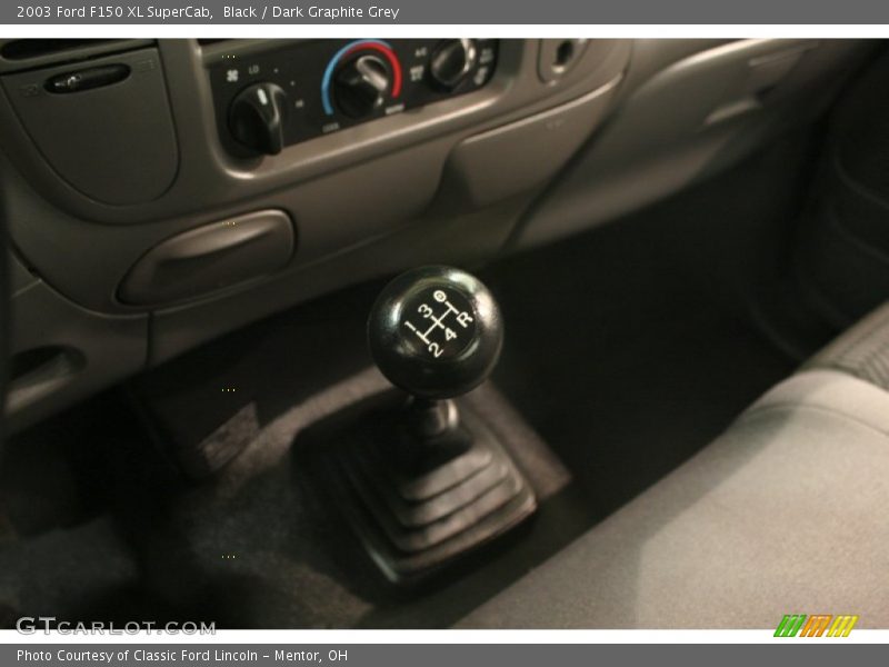 Black / Dark Graphite Grey 2003 Ford F150 XL SuperCab