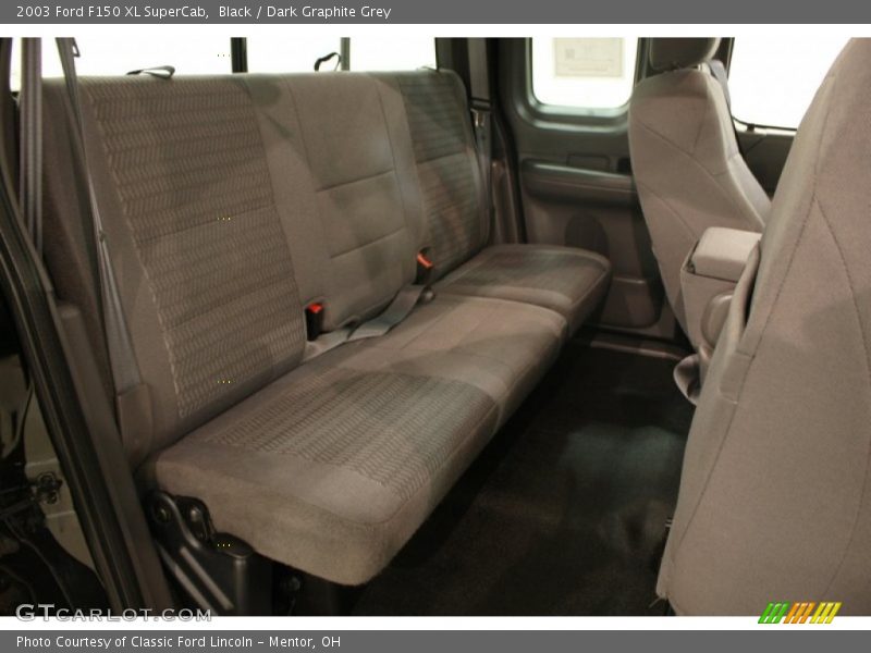 Black / Dark Graphite Grey 2003 Ford F150 XL SuperCab