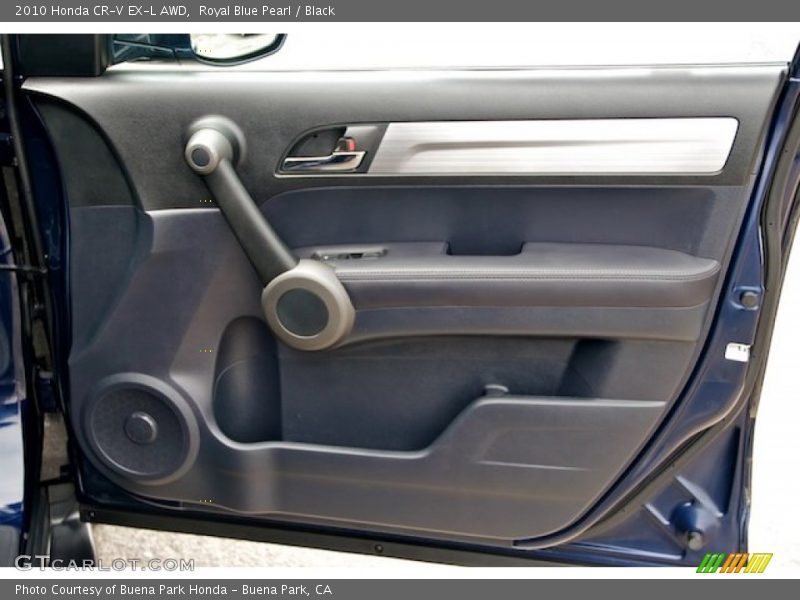 Royal Blue Pearl / Black 2010 Honda CR-V EX-L AWD