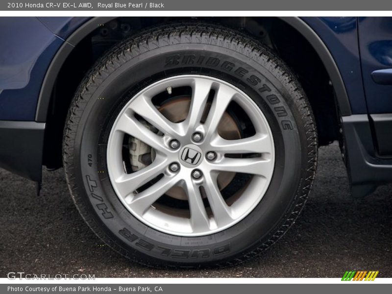 Royal Blue Pearl / Black 2010 Honda CR-V EX-L AWD