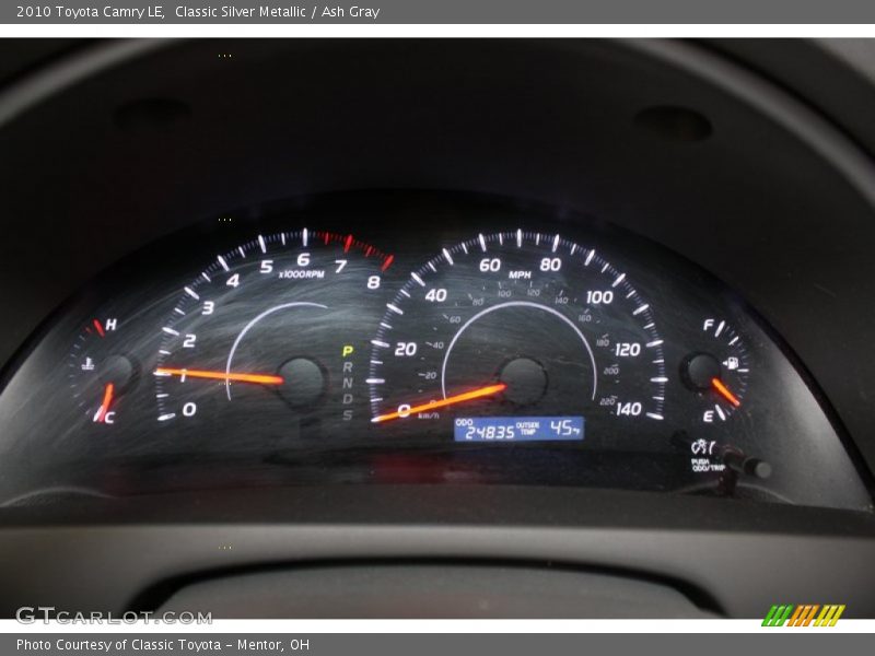 Classic Silver Metallic / Ash Gray 2010 Toyota Camry LE