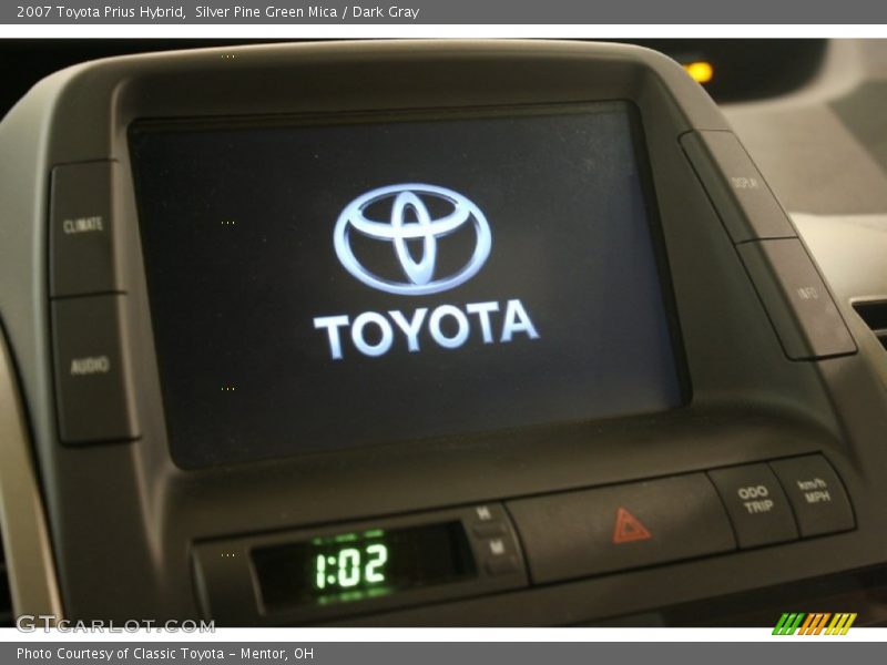 Silver Pine Green Mica / Dark Gray 2007 Toyota Prius Hybrid