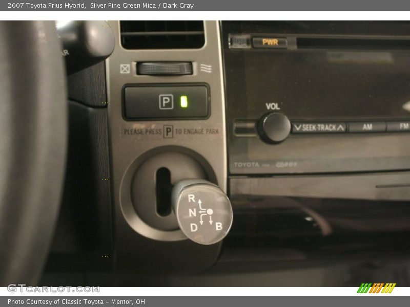 Silver Pine Green Mica / Dark Gray 2007 Toyota Prius Hybrid