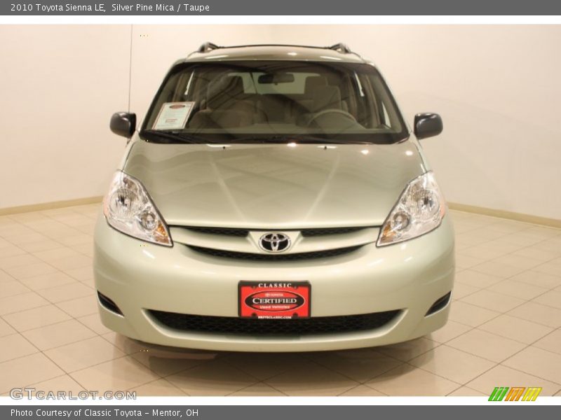 Silver Pine Mica / Taupe 2010 Toyota Sienna LE