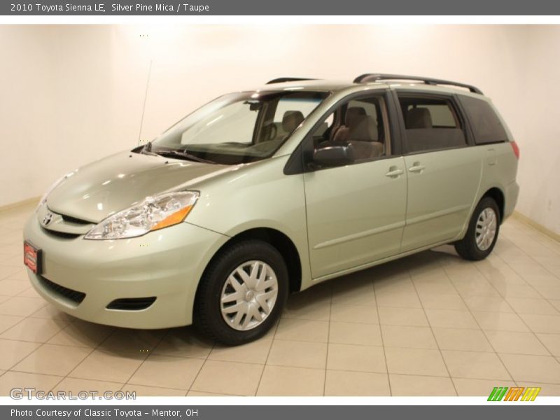 Silver Pine Mica / Taupe 2010 Toyota Sienna LE