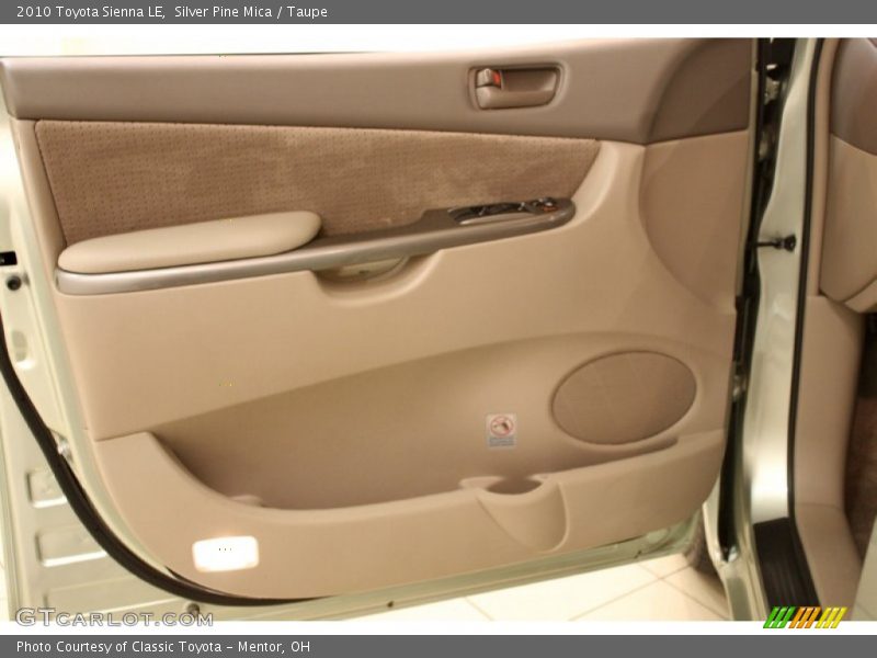 Silver Pine Mica / Taupe 2010 Toyota Sienna LE