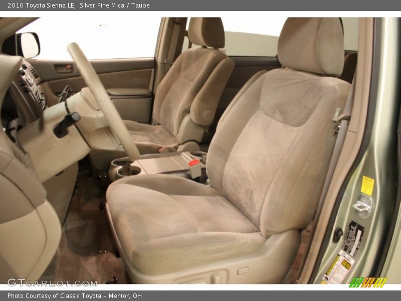 Silver Pine Mica / Taupe 2010 Toyota Sienna LE