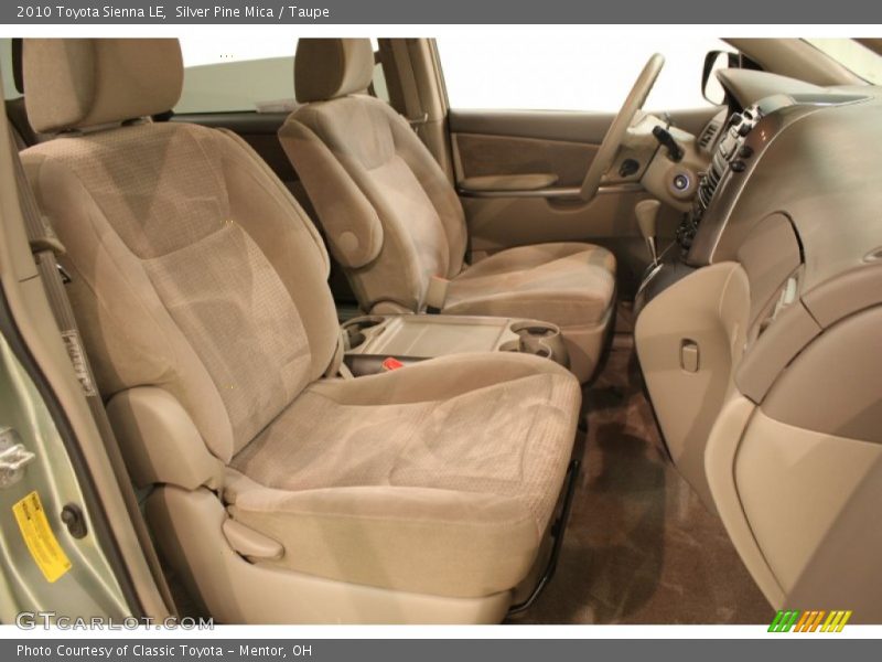 Silver Pine Mica / Taupe 2010 Toyota Sienna LE