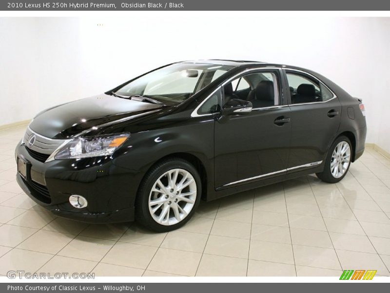 Obsidian Black / Black 2010 Lexus HS 250h Hybrid Premium