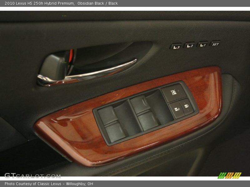 Obsidian Black / Black 2010 Lexus HS 250h Hybrid Premium