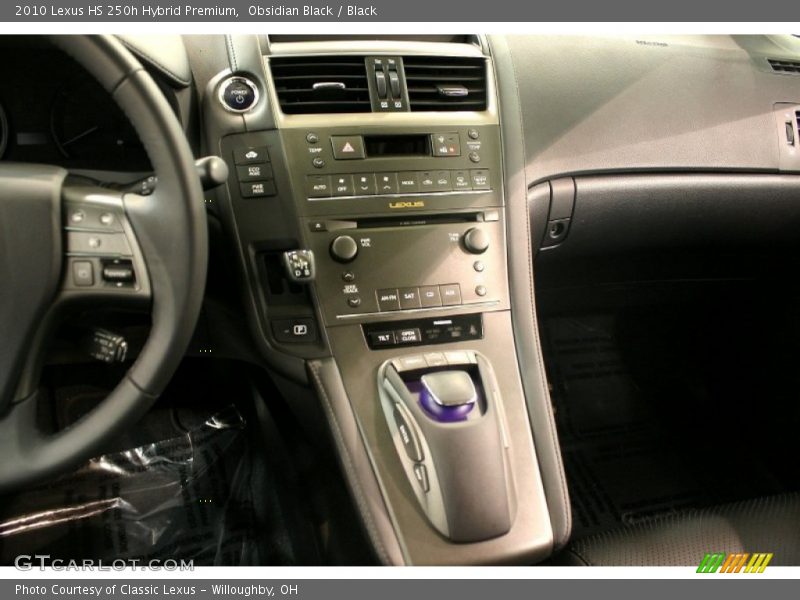 Obsidian Black / Black 2010 Lexus HS 250h Hybrid Premium