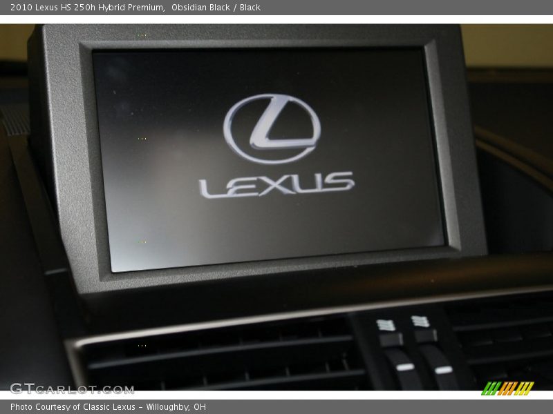 Obsidian Black / Black 2010 Lexus HS 250h Hybrid Premium