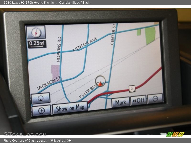 Obsidian Black / Black 2010 Lexus HS 250h Hybrid Premium