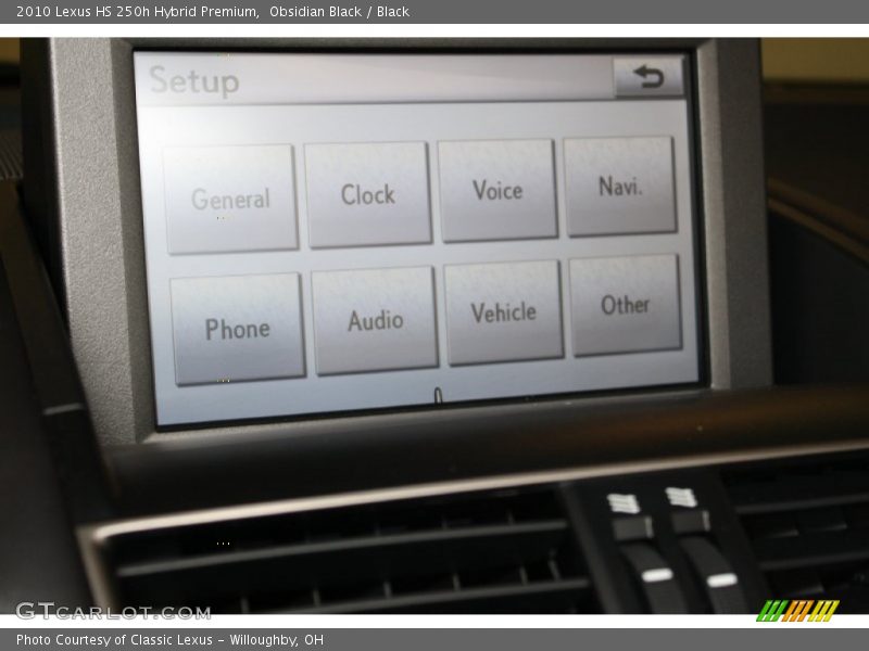 Obsidian Black / Black 2010 Lexus HS 250h Hybrid Premium