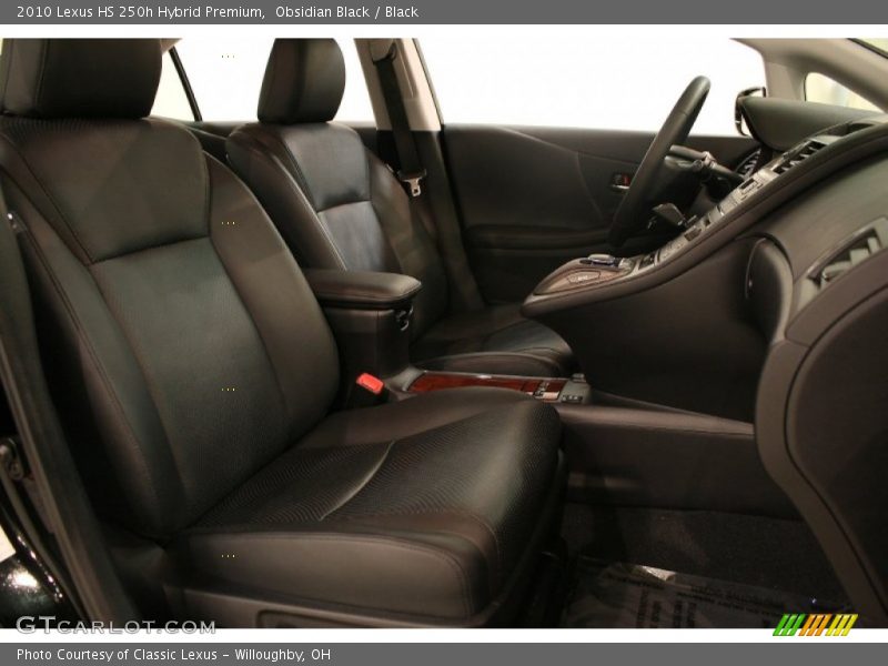 Obsidian Black / Black 2010 Lexus HS 250h Hybrid Premium