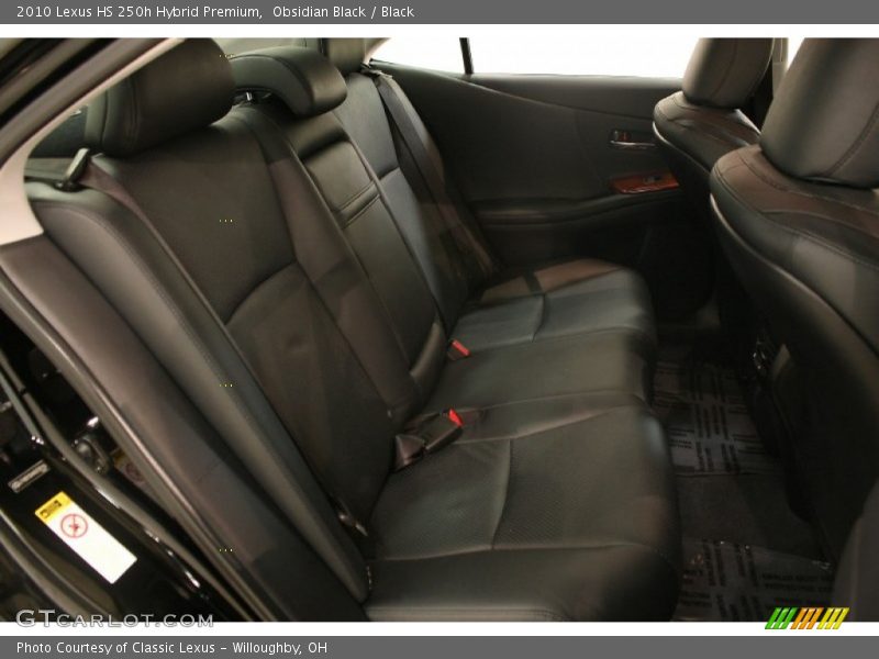 Obsidian Black / Black 2010 Lexus HS 250h Hybrid Premium